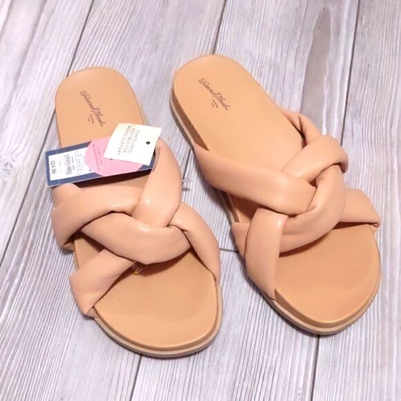 (58-1923)  🔥3/$20🔥  Universal Thread Tan Cosette Sandals Size 6 - Picture 6 of 10
